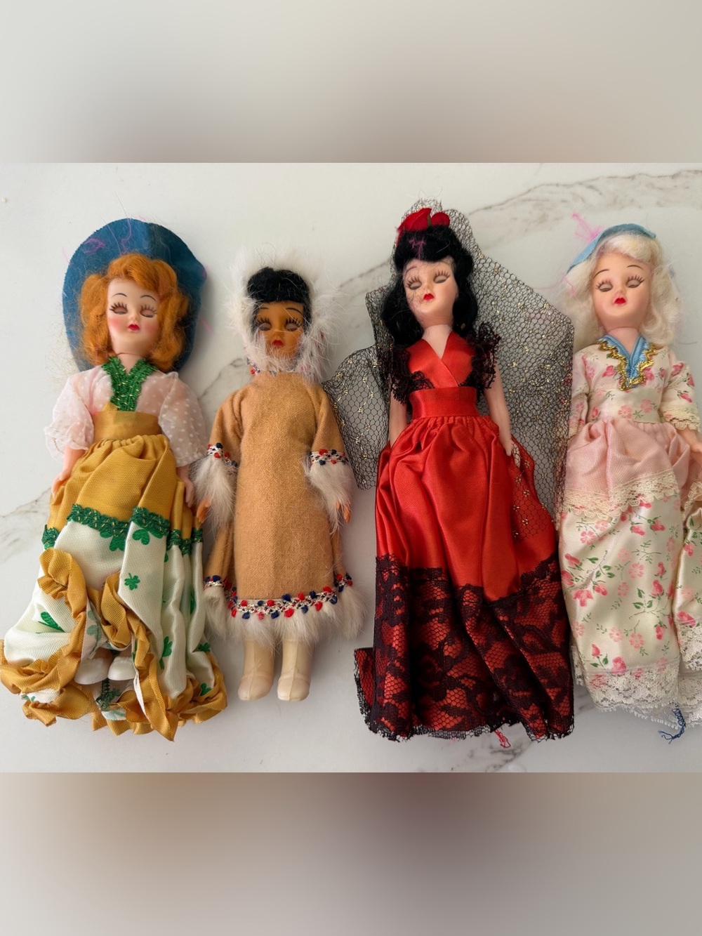 Vintage Arco Dolls of the World, Lot of 12